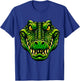 Wild Crocodile Head Alligator T-Shirt - T-Shirt | Royal