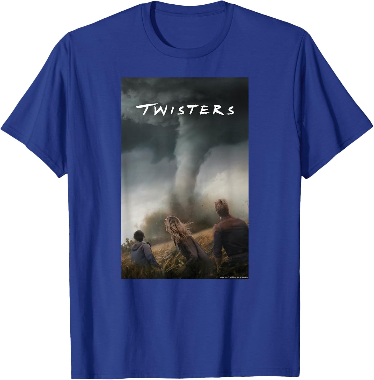 Twisters Poster T-Shirt - T-Shirt | Royal