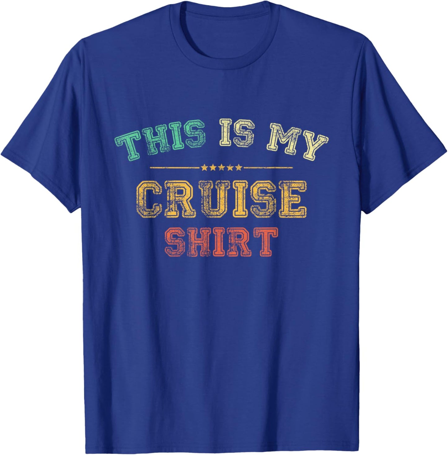 This is My Cruise Shirt Funny Love Cruising Vacation Trip T-Shirt - T-Shirt | Royal