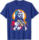 Jesus Eating Hot Dog - Funny Christian Religious Hot Dogs Women Girls Kids T-Shirt - T-Shirt | Royal