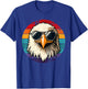 Bald Eagle in Sunglasses Men Women Kids Funny Eagle T-Shirt - T-Shirt | Royal