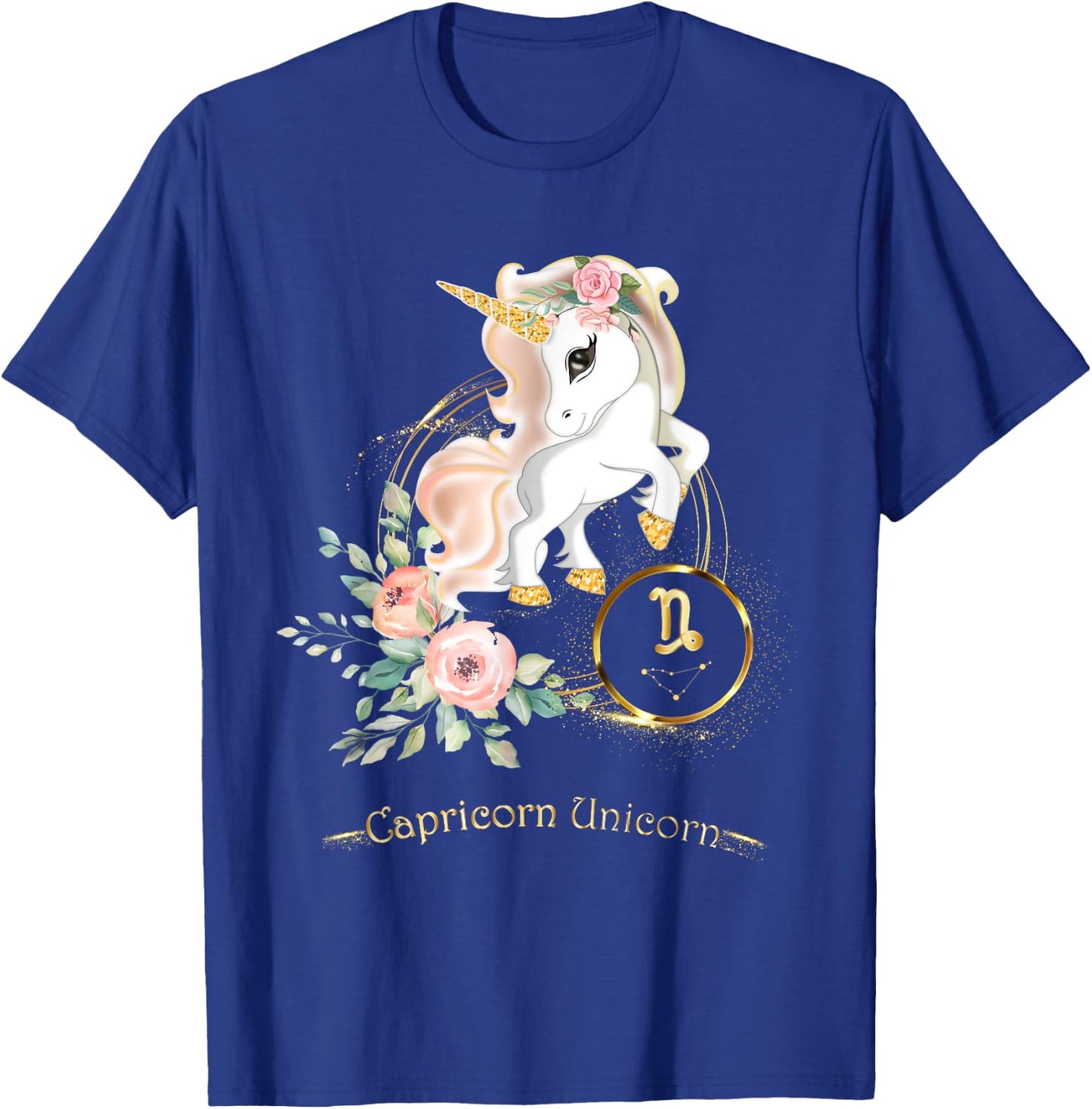 Capricorn Shirt Zodiac Unicorn Sign Astrology Kids T-Shirt - T-Shirt | Royal