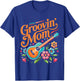 Music Lover Guitar Mom Groovin' Mom T-Shirt - T-Shirt | Royal