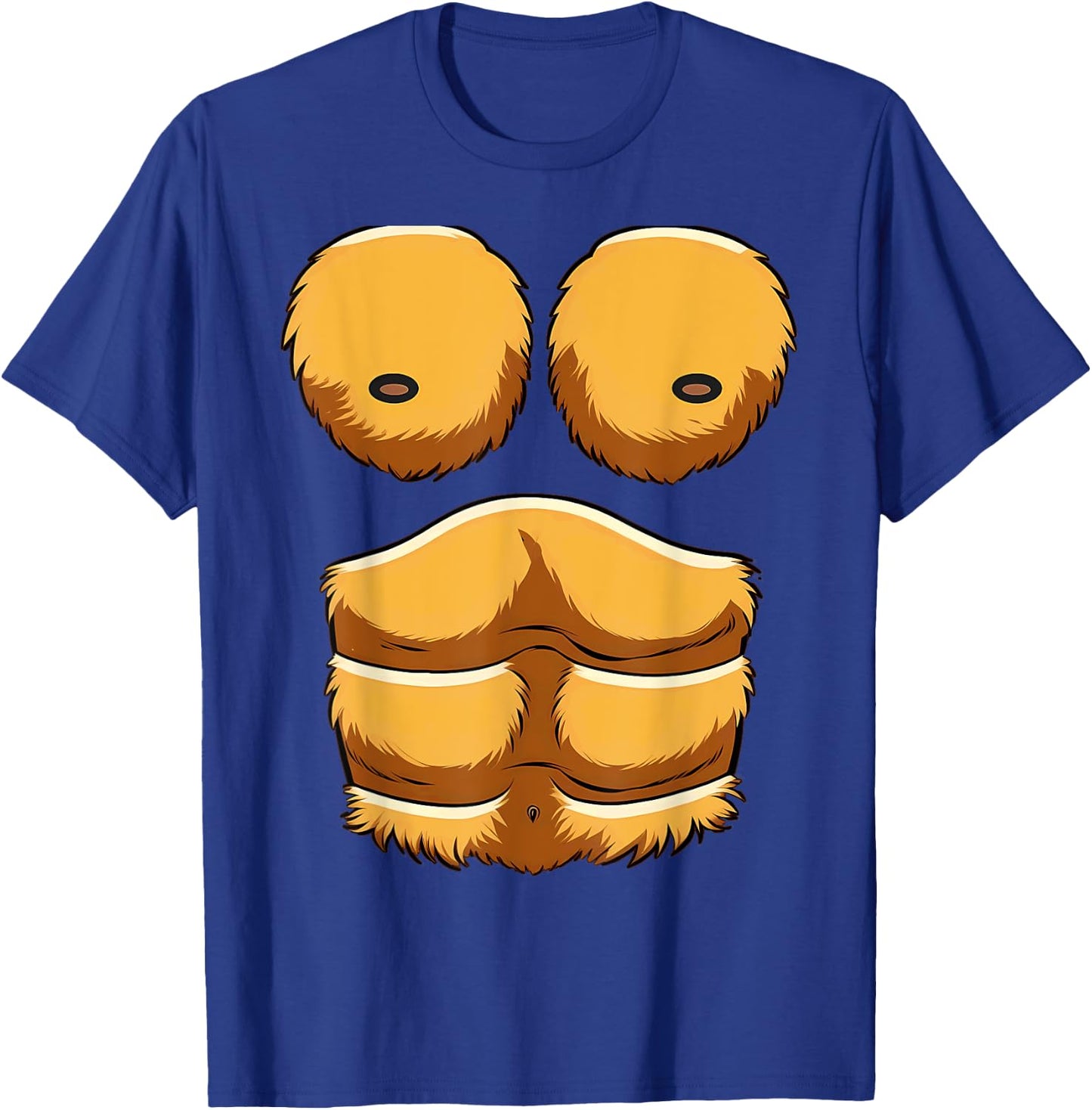 Monkey Gorilla Chest Halloween Costumes T-Shirt - T-Shirt | Royal