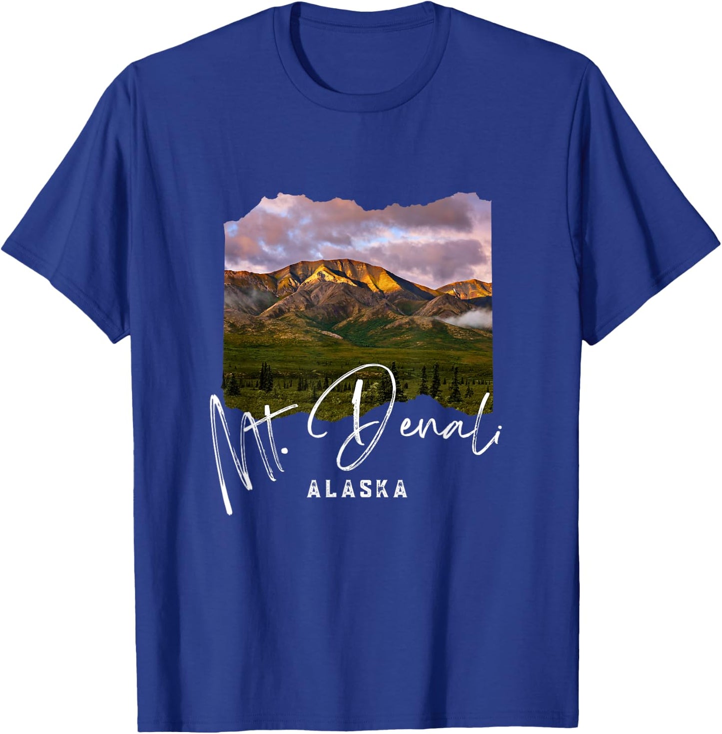 Mount Denali Souvenir / Mt. Denali T-Shirt - T-Shirt | Royal