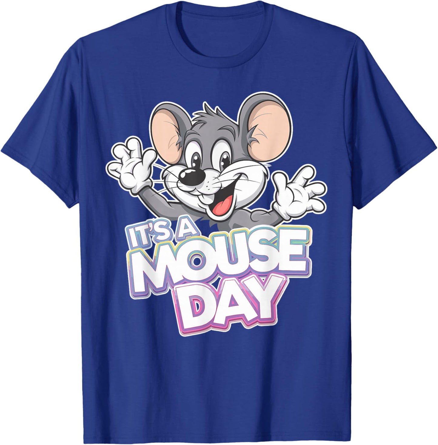 It's a Mouse Day Cute Funny Kids Party Theme Style Fun Mice T-Shirt - T-Shirt | Royal