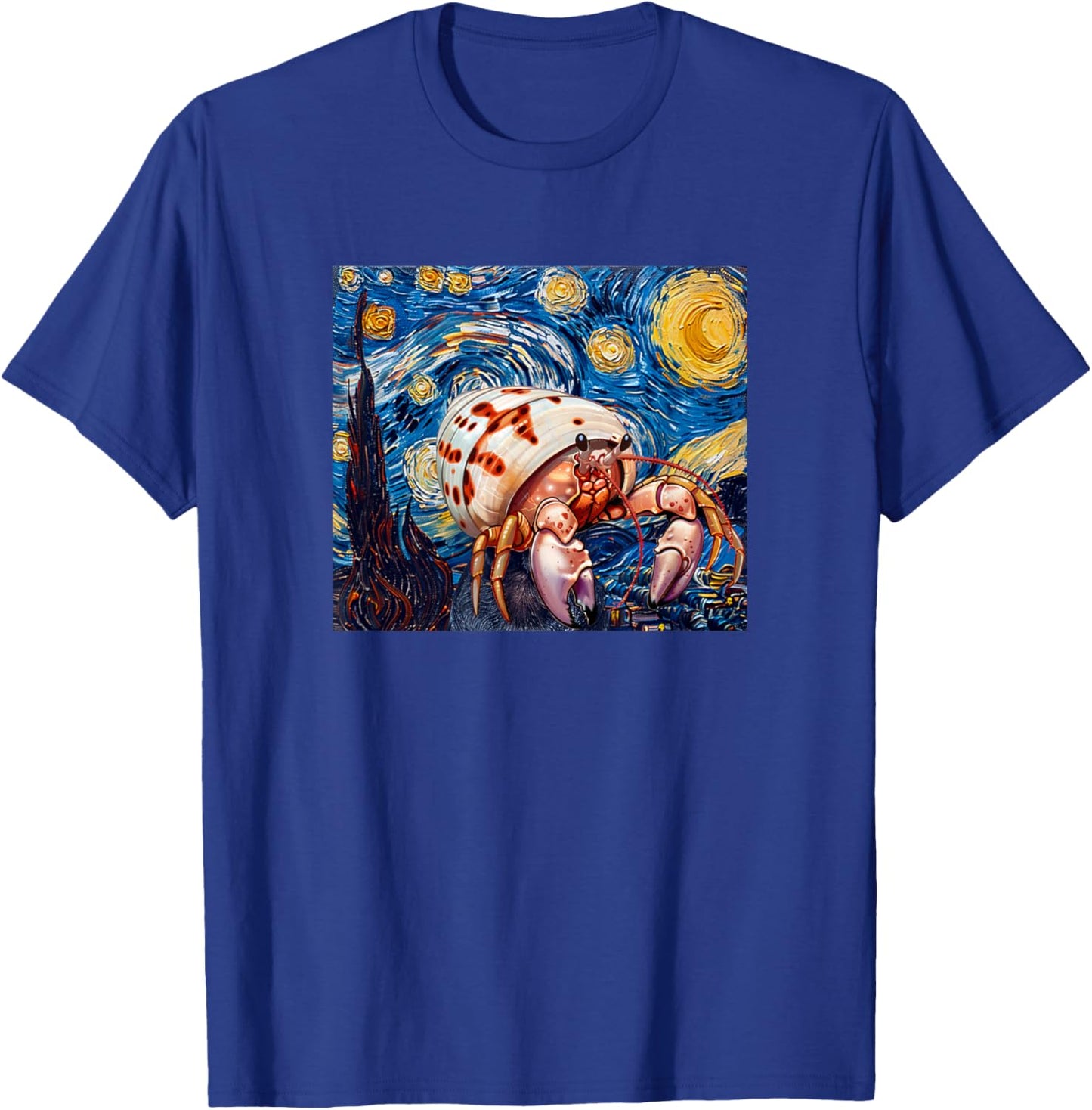 Starry Night Pet Hermit Crab Lover T-Shirt - T-Shirt | Royal