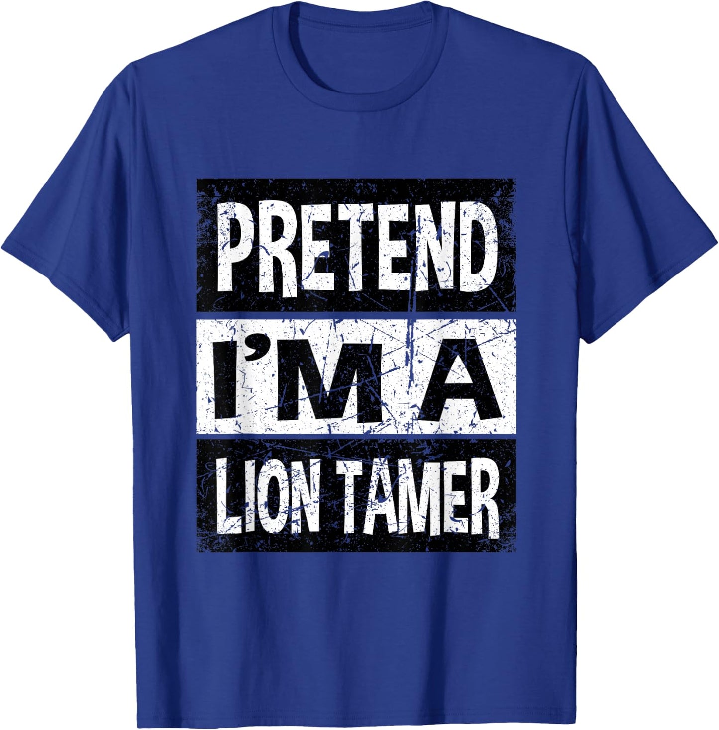 Retro Lion Tamer Costume Women Men for Kids Hat Whip Circus T-Shirt - T-Shirt | Royal