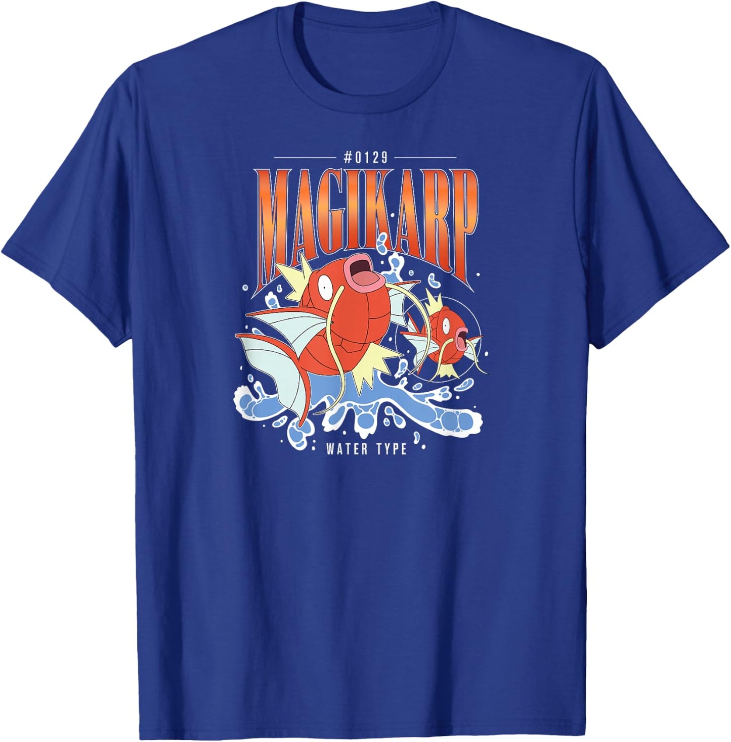 Pokémon - Magikarp Water Type Retro Bootleg T-Shirt - T-Shirt | Royal