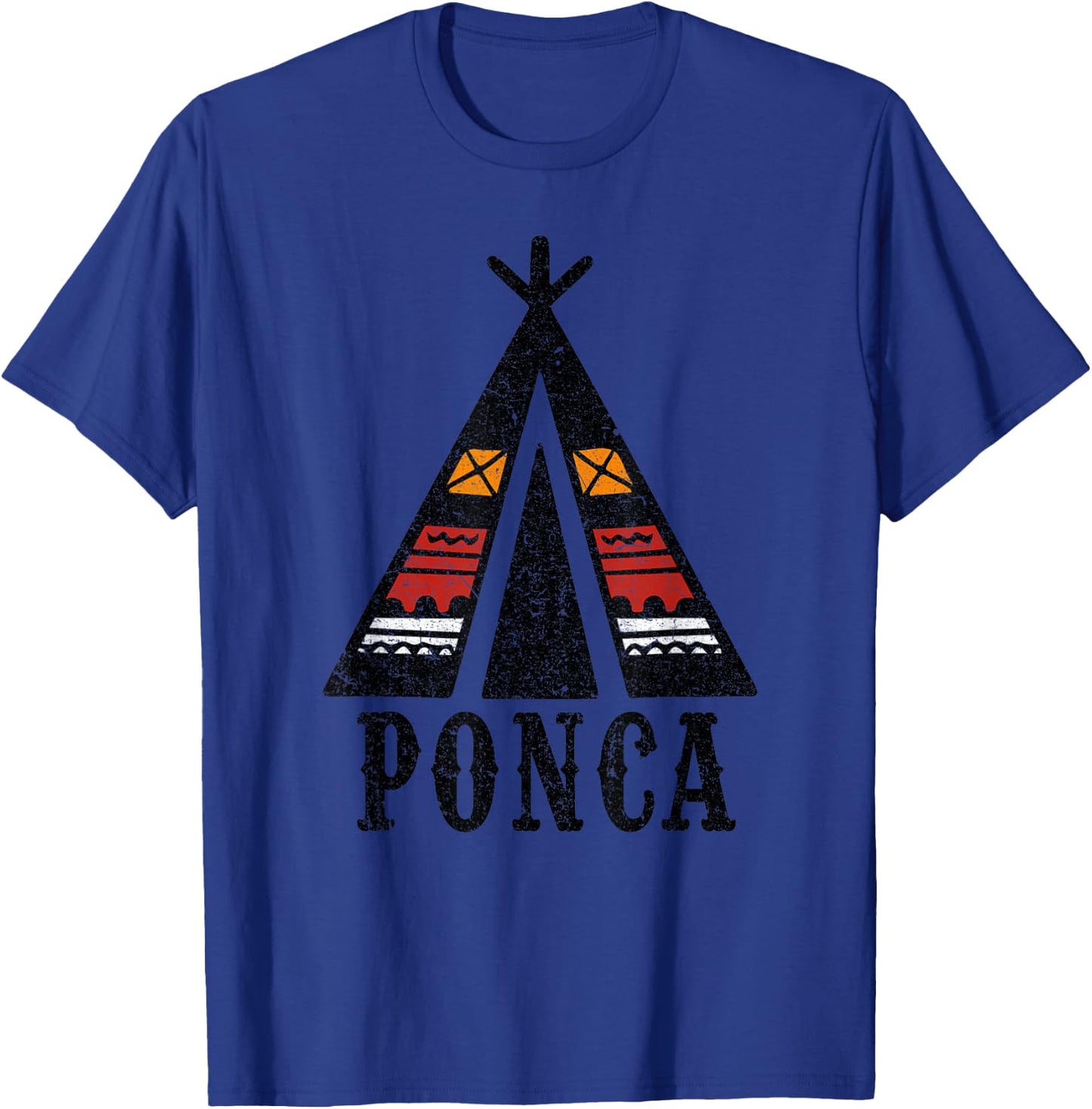 Ponca Tribe Pride Native American Indian Culture T-Shirt - T-Shirt | Royal