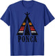 Ponca Tribe Pride Native American Indian Culture T-Shirt - T-Shirt | Royal