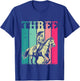 3rd Birthday Cowgirl Girls 3 Year Old Rodeo Horse Vintage T-Shirt - T-Shirt | Royal