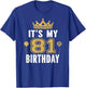 It's My 81st Birthday Gift 81 Years Old Man And Woman T-Shirt - T-Shirt | Royal