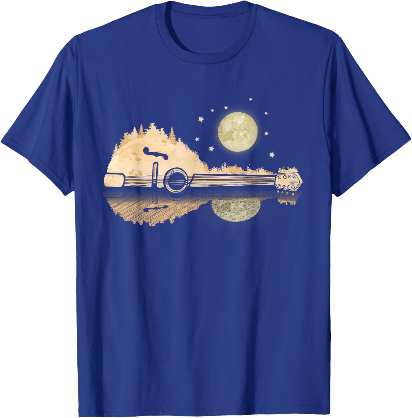 Mandolin Player Country Music Lover Bluegrass Mandolin T-Shirt - T-Shirt | Royal
