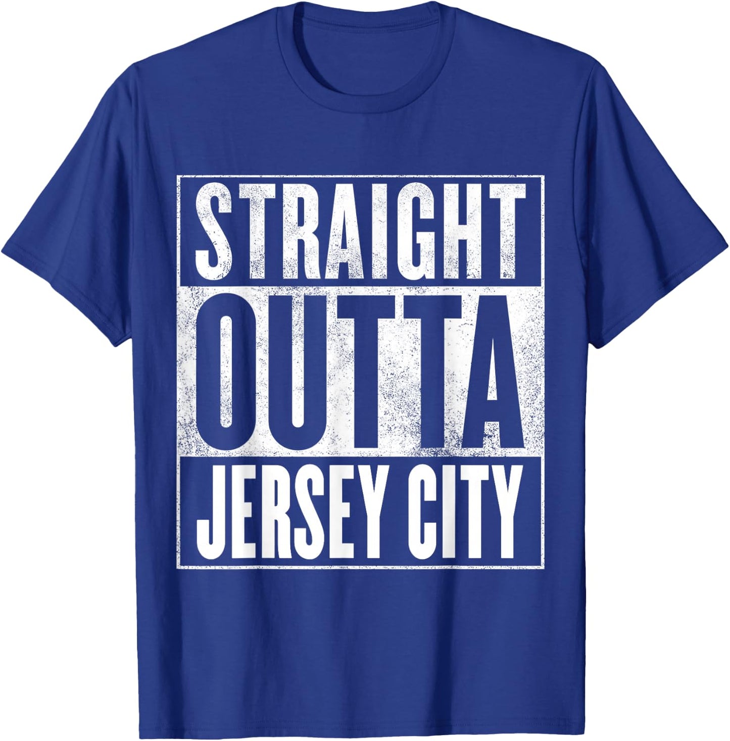Jersey City - Straight Outta Jersey City T-Shirt - T-Shirt | Royal