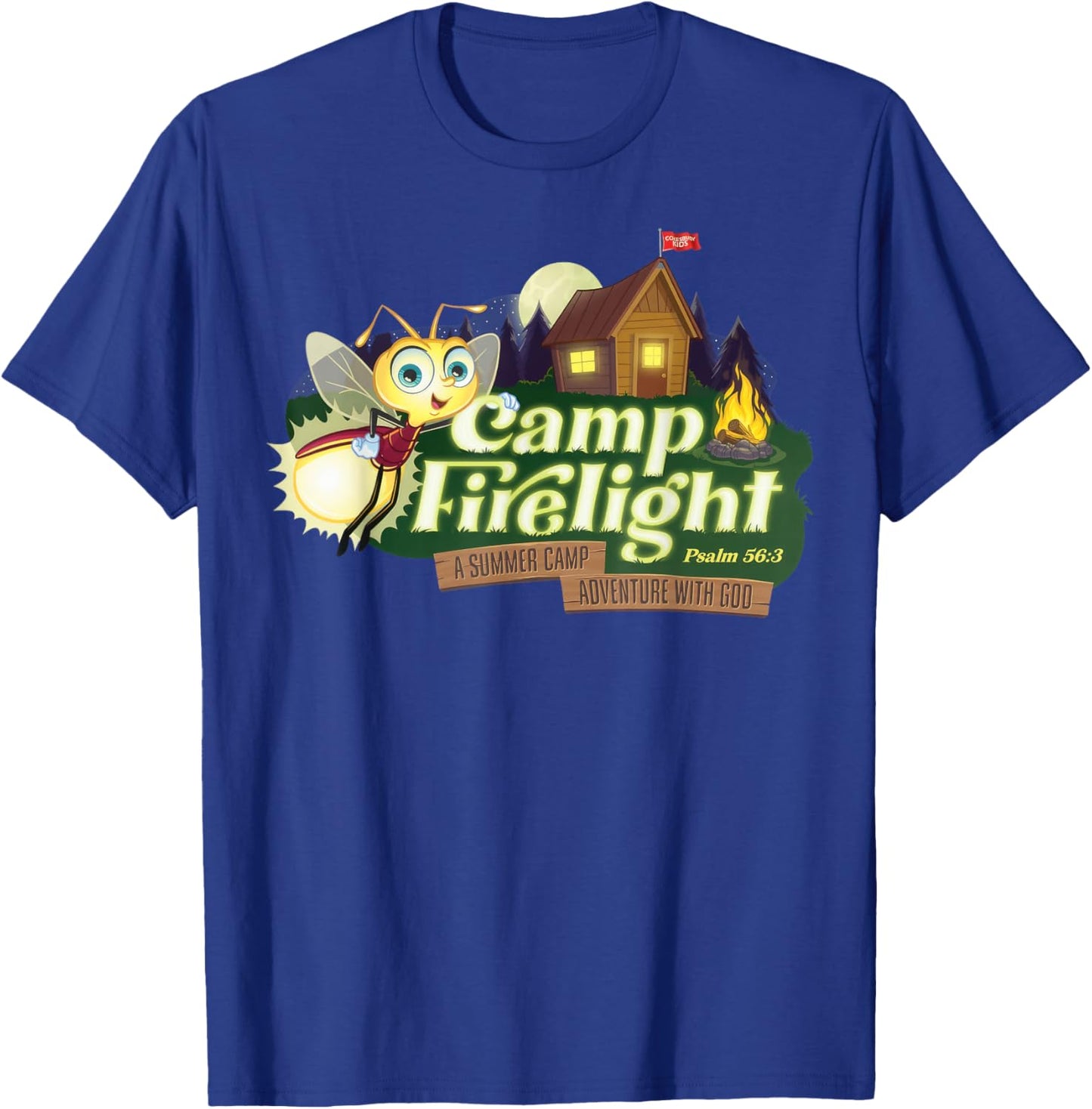Summer Camp Fightlight VBS 2024 Christian Bible Faith T-Shirt - T-Shirt | Royal