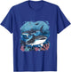 Whale Shark Sea Animal Graphic T-Shirt - T-Shirt | Royal