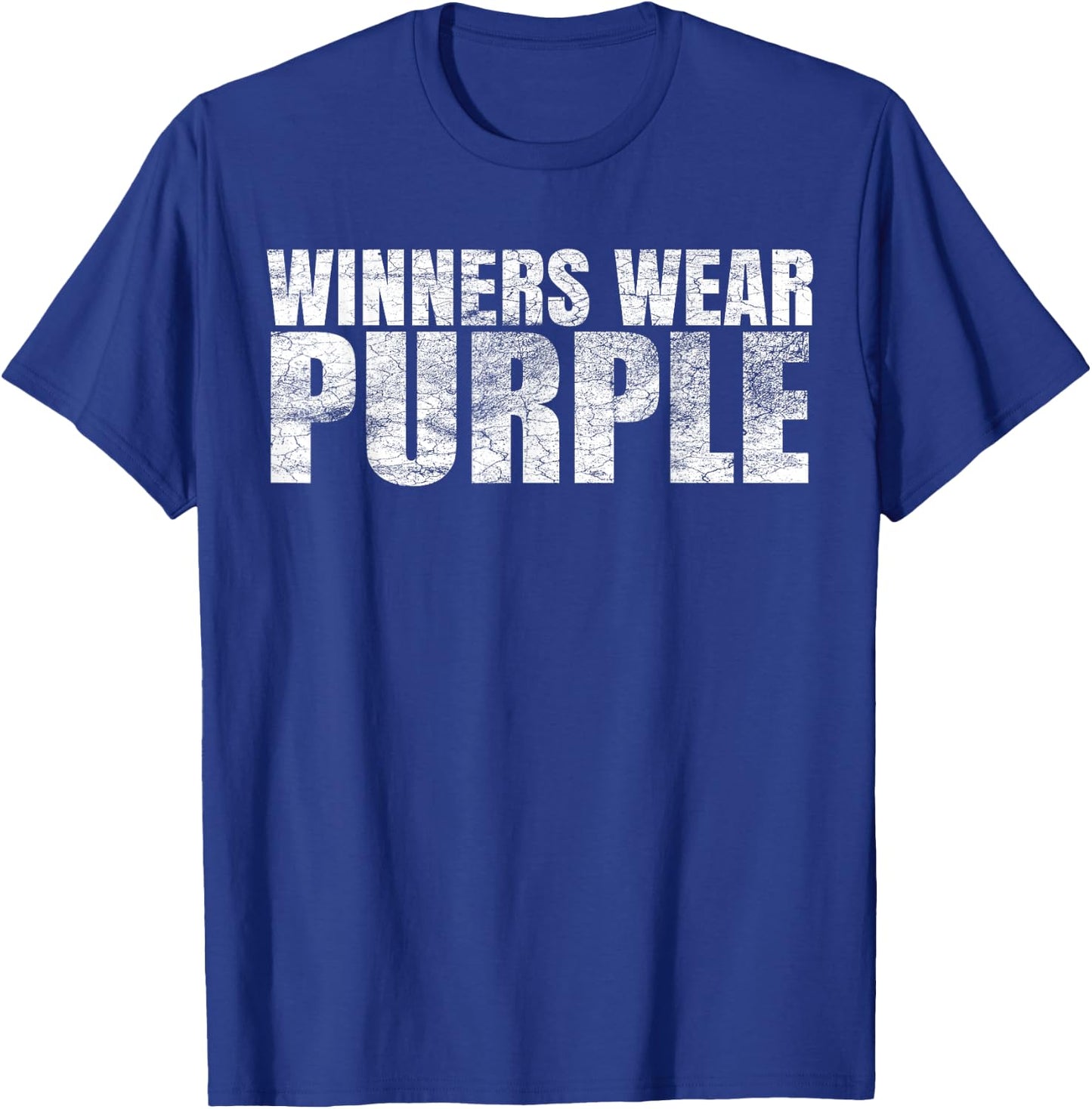 Winners Wear Purple Color War Camp Team Game Competition T-Shirt - T-Shirt | Royal
