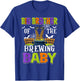 Big Brother Of The Brewing Baby Halloween Witch Baby Funny T-Shirt - T-Shirt | Royal