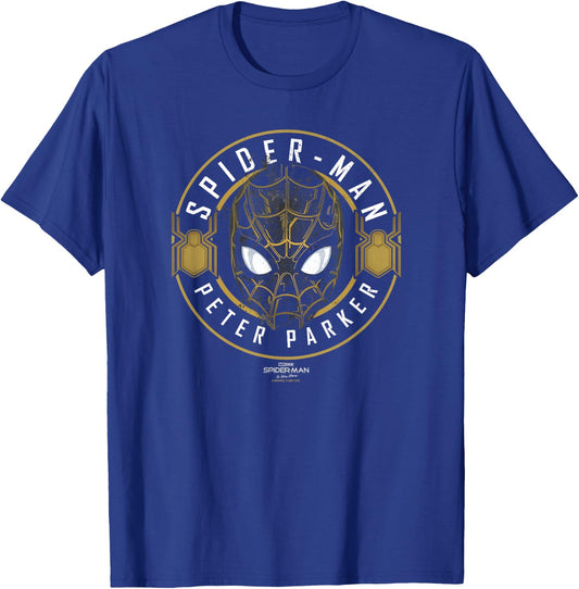 Marvel Spider-Man No Way Home Peter Parker Outline T-Shirt - T-Shirt | Royal