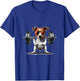 Pumping Weight Lifting Funny Jack Russell Terrier T-Shirt - T-Shirt | Royal