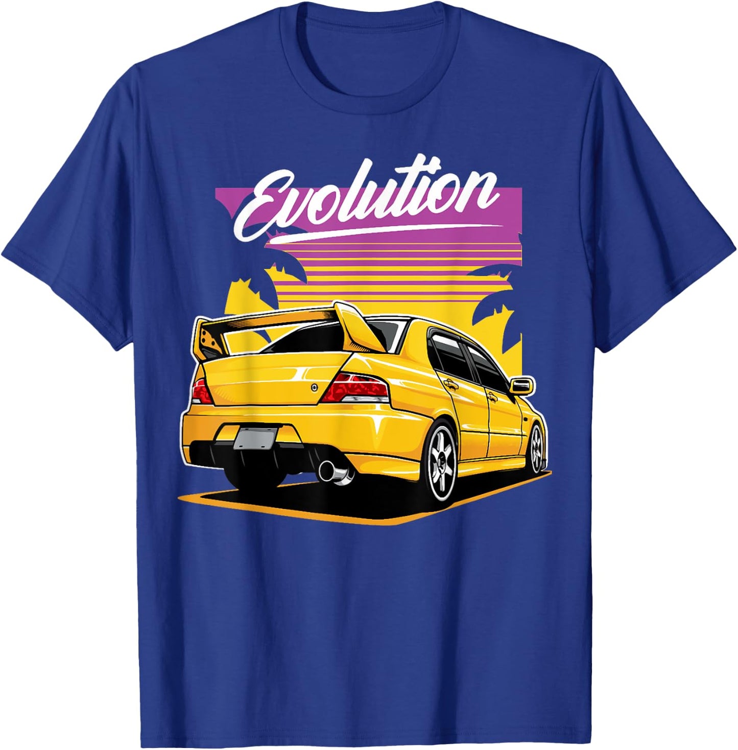 Evo8 Evo6 Evo7 Evo9 Evo10 VI VII VIII IX X T-Shirt - T-Shirt | Royal