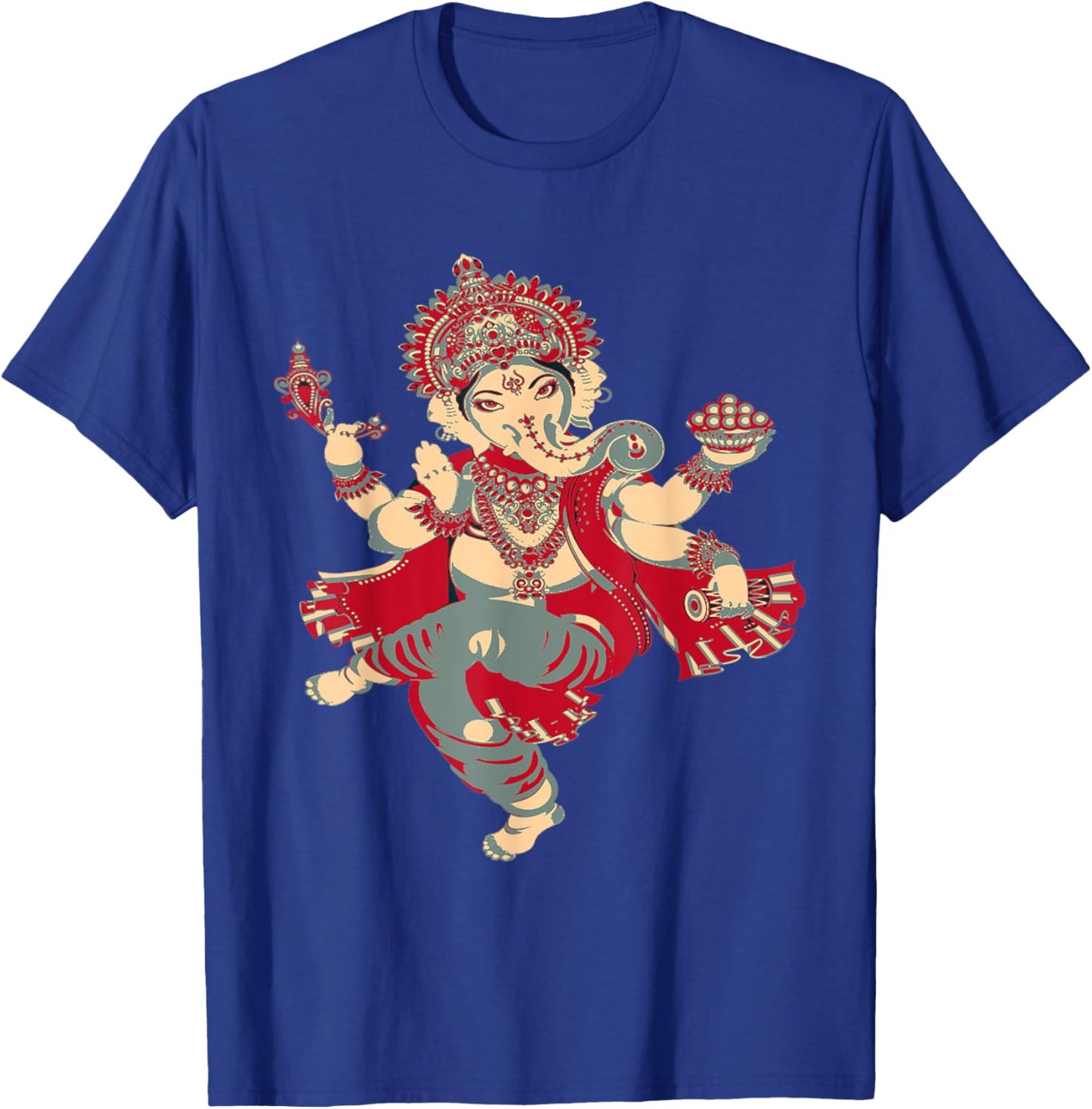 Yoga Shirts Spiritual Hindu God Ganesha Meditation T-Shirt - T-Shirt | Royal