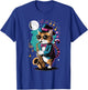 Cat Playing Saxophone Men Women Kids T-Shirt - T-Shirt | Royal