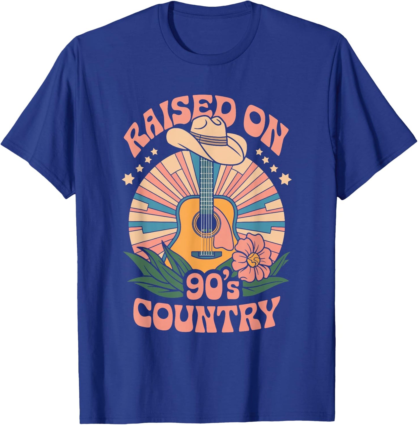 Raised On 90's Country T-Shirt - T-Shirt | Royal