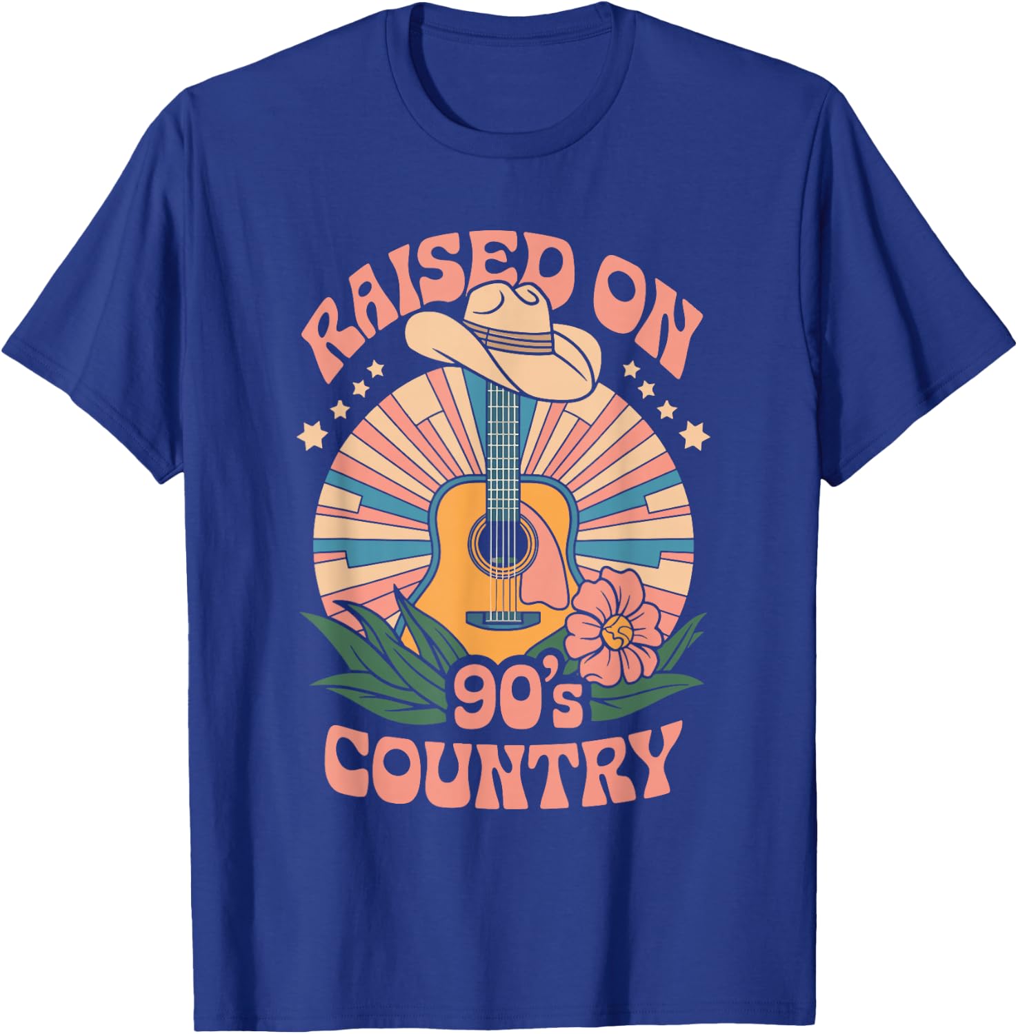 Raised On 90's Country T-Shirt - T-Shirt | Royal