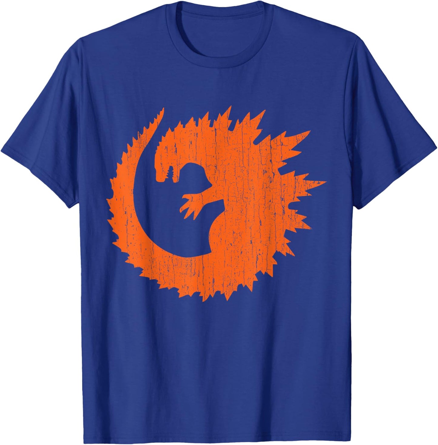 Halloween Prehistoric Kaiju Sea Monster Pumpkin JackOLantern T-Shirt - T-Shirt | Royal