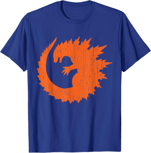 Halloween Prehistoric Kaiju Sea Monster Pumpkin JackOLantern T-Shirt - T-Shirt | Royal