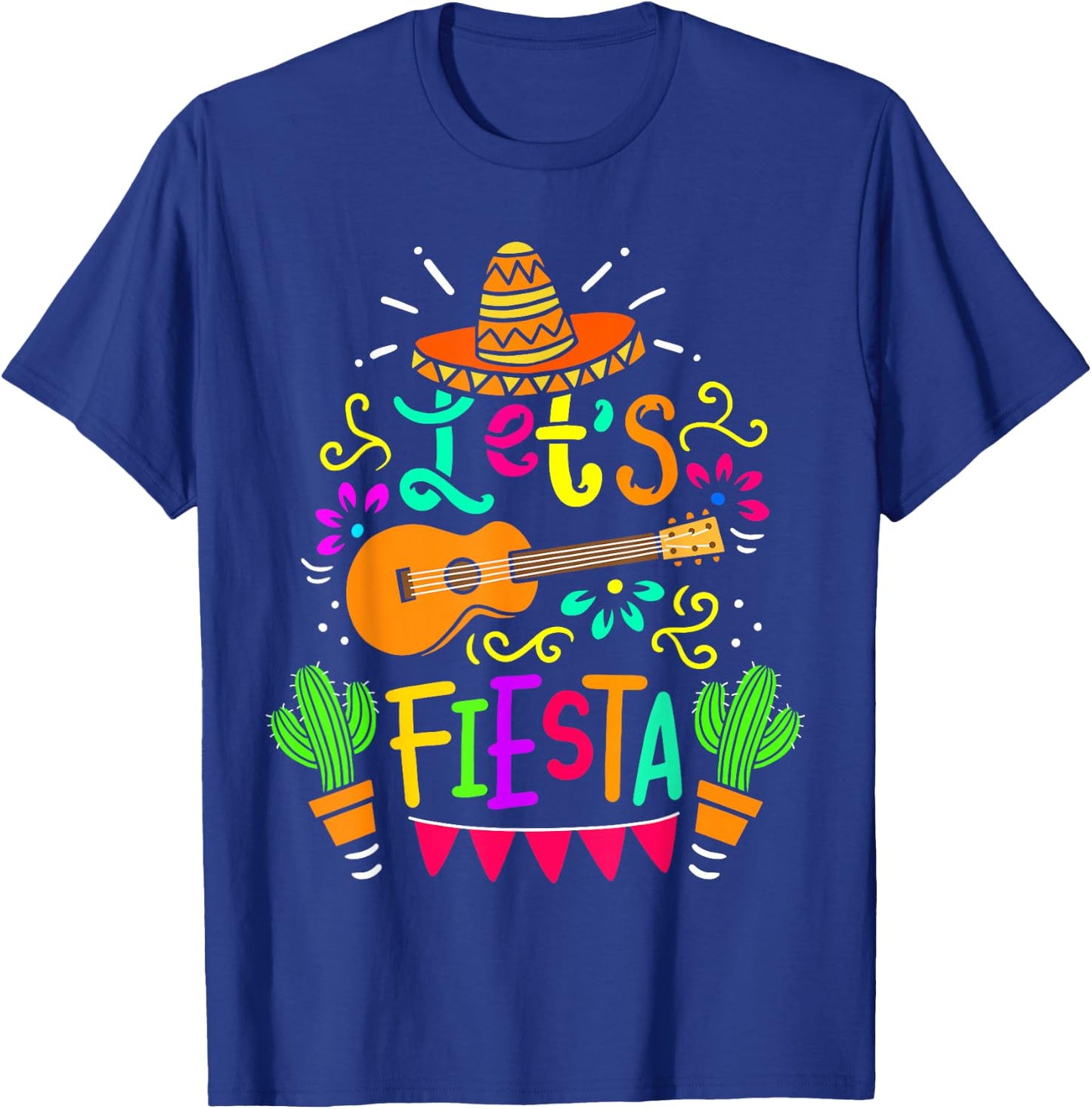 Lets Fiesta Cinco De Mayo Fiesta Squad Mexican Family Kids T-Shirt - T-Shirt | Royal