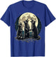 3 Racoons Moon Howling Raccoon Funny Raccoon T-Shirt - T-Shirt | Royal