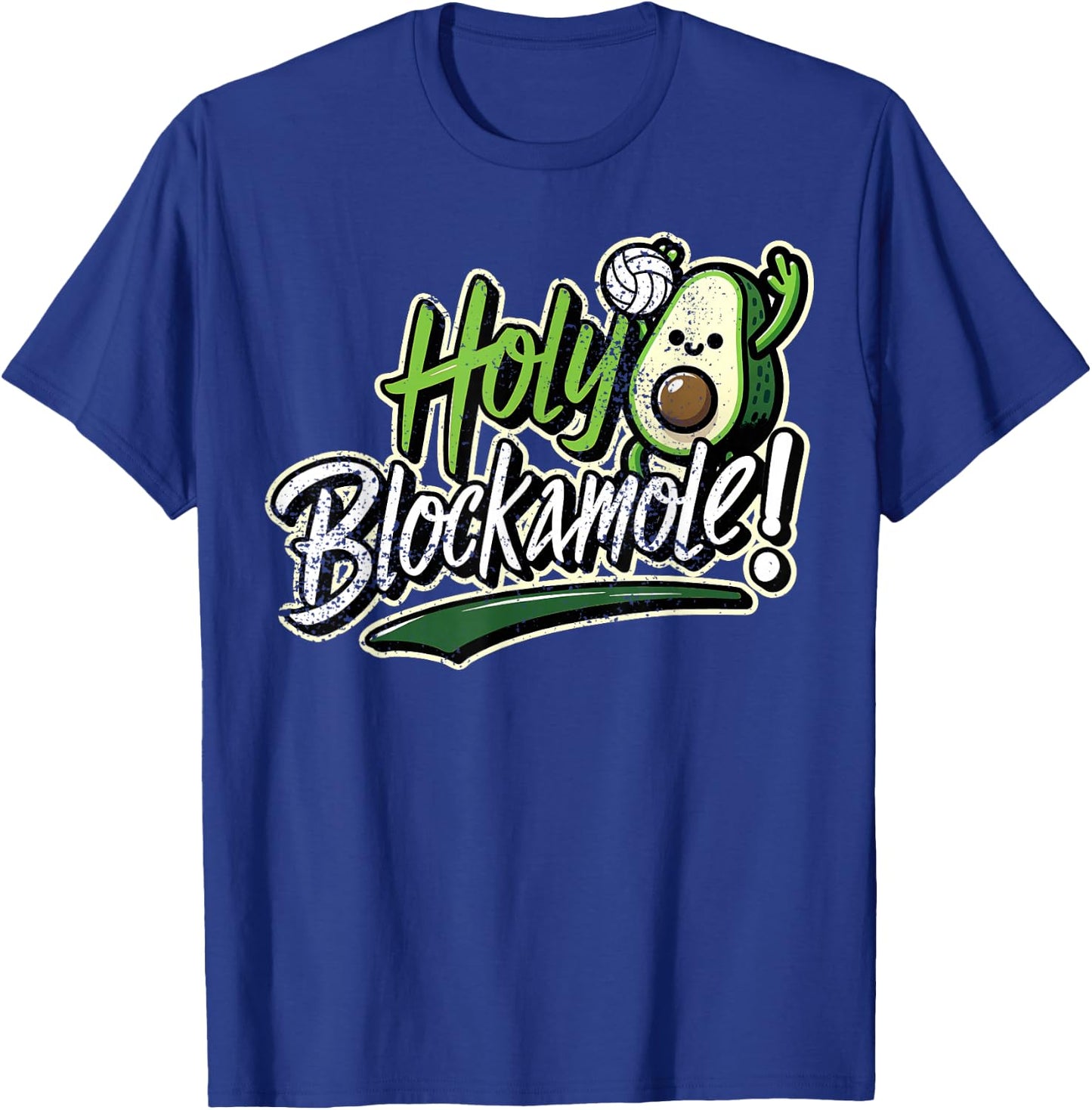 Volleyball Team Avocado Volleyball T-Shirt - T-Shirt | Royal