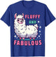 Fluffy and Fabulous Cute Llama for Animal Lovers T-Shirt - T-Shirt | Royal