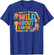 Wild About Learning Squad First Day Of School Back To School T-Shirt - T-Shirt | Royal