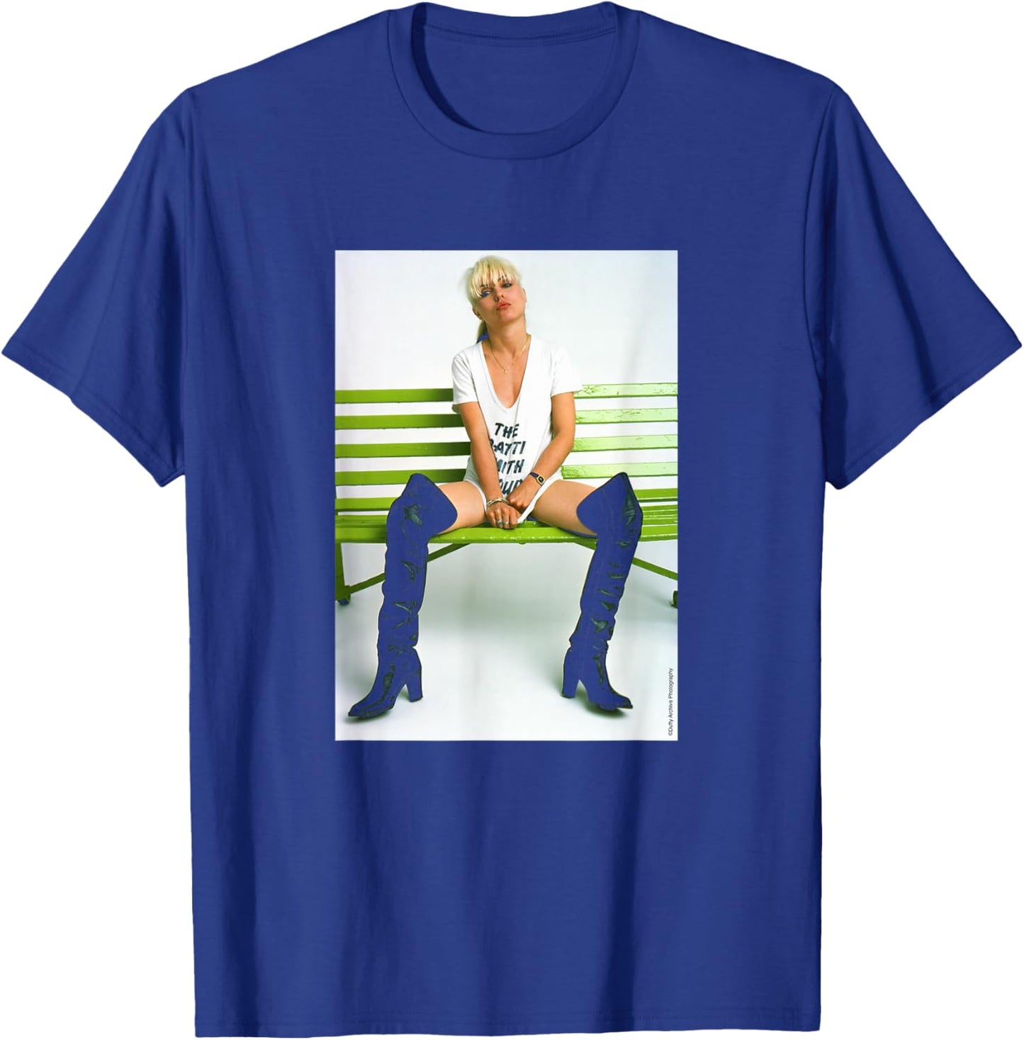 Duffy Archive Photography Blondie Singer Debbie Harry Photo T-Shirt - T-Shirt | Royal