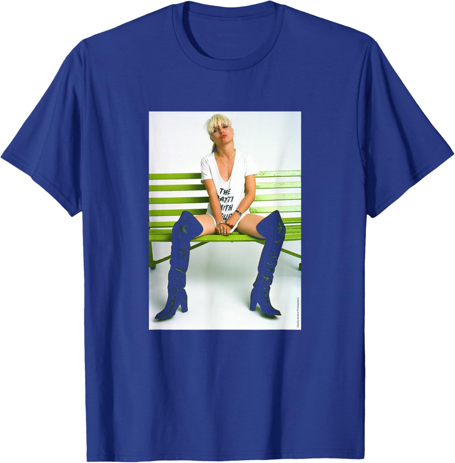 Duffy Archive Photography Blondie Singer Debbie Harry Photo T-Shirt - T-Shirt | Royal