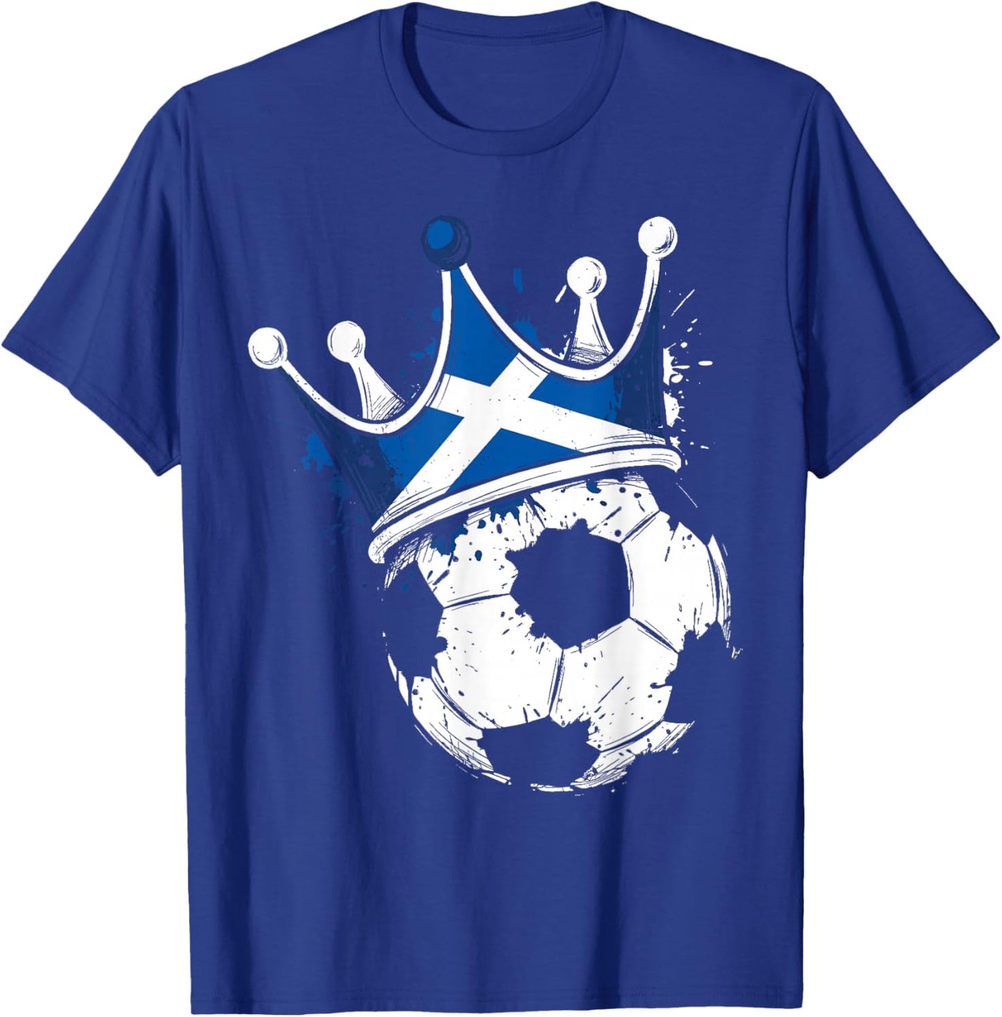 Scottish Flag Novelty Scotland T-Shirt - T-Shirt | Royal