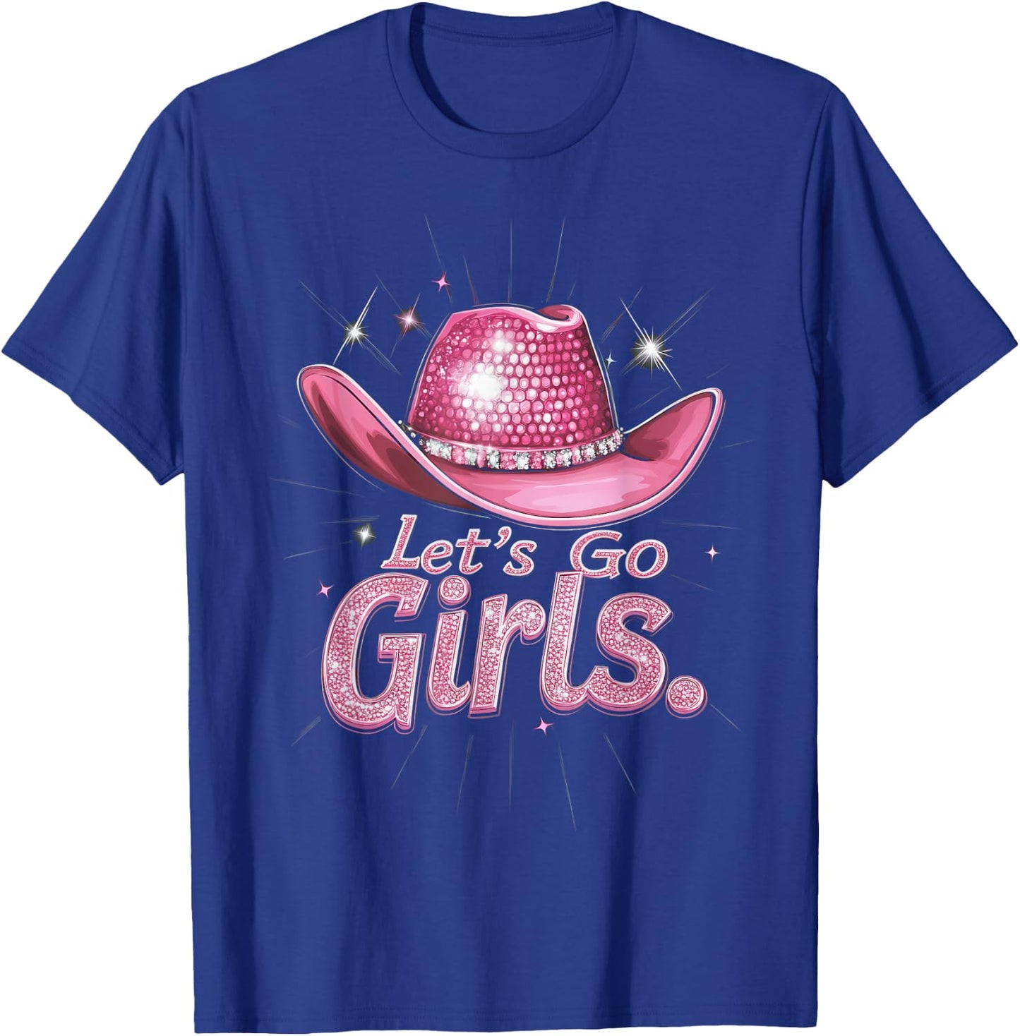 The Rodeo Cowgirl Fan Co. Western Cowgirl Rodeo Disco Retro Bachelorette Party T-Shirt - T-Shirt | Royal
