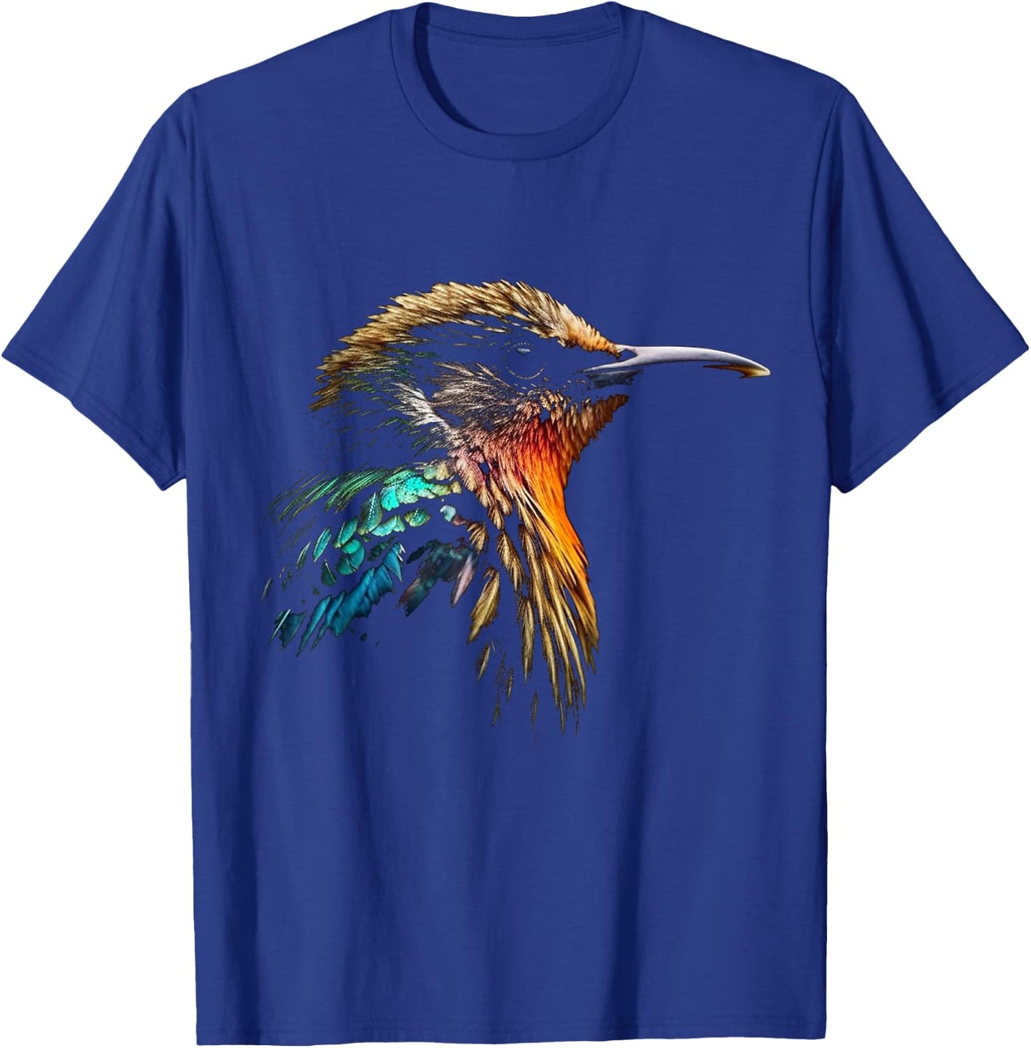 Bird Portrait Colourful Art Animal Motif Bird T-Shirt - T-Shirt | Royal