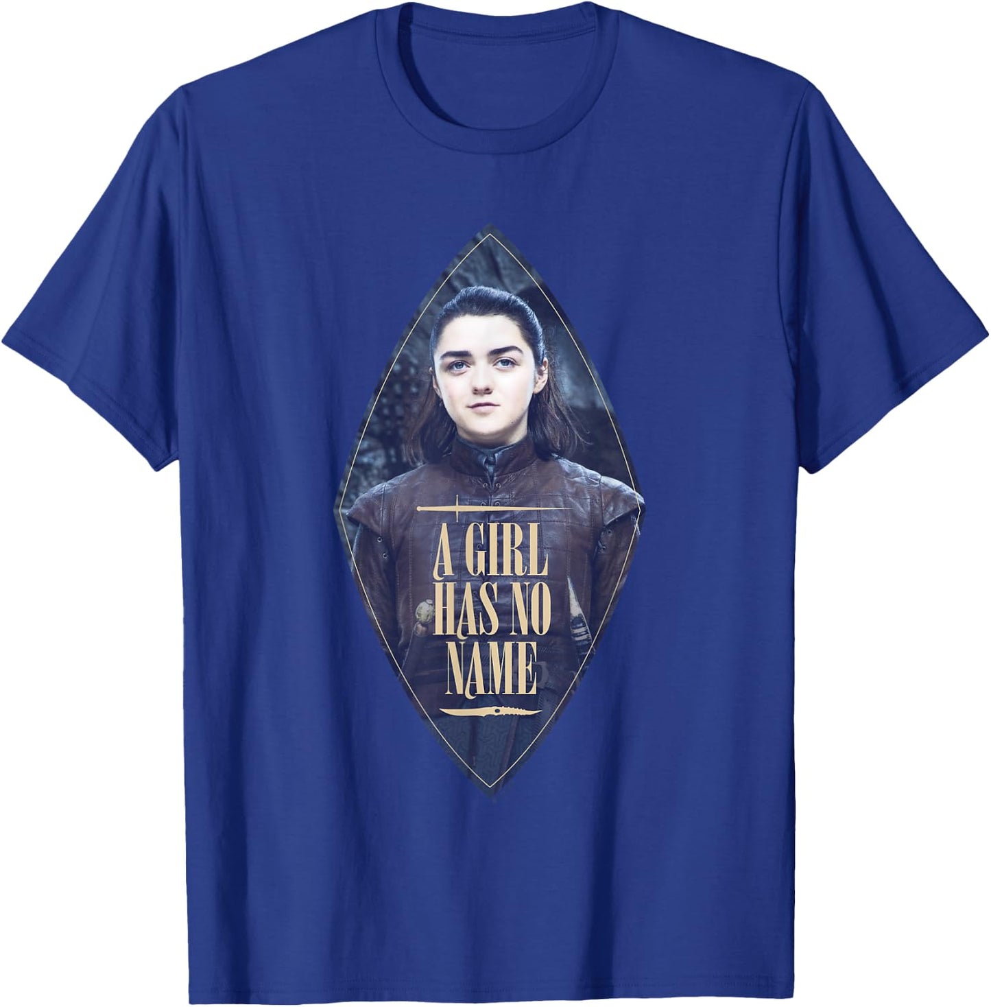 Game Of Thrones Arya Stark Girl Has No Name Diamond Portrait T-Shirt - T-Shirt | Royal