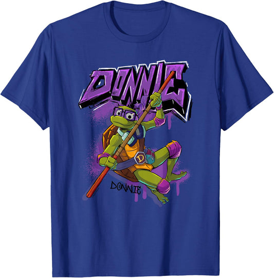 Tales of the Teenage Mutant Ninja Turtles Donnie Graffiti T-Shirt - T-Shirt | Royal