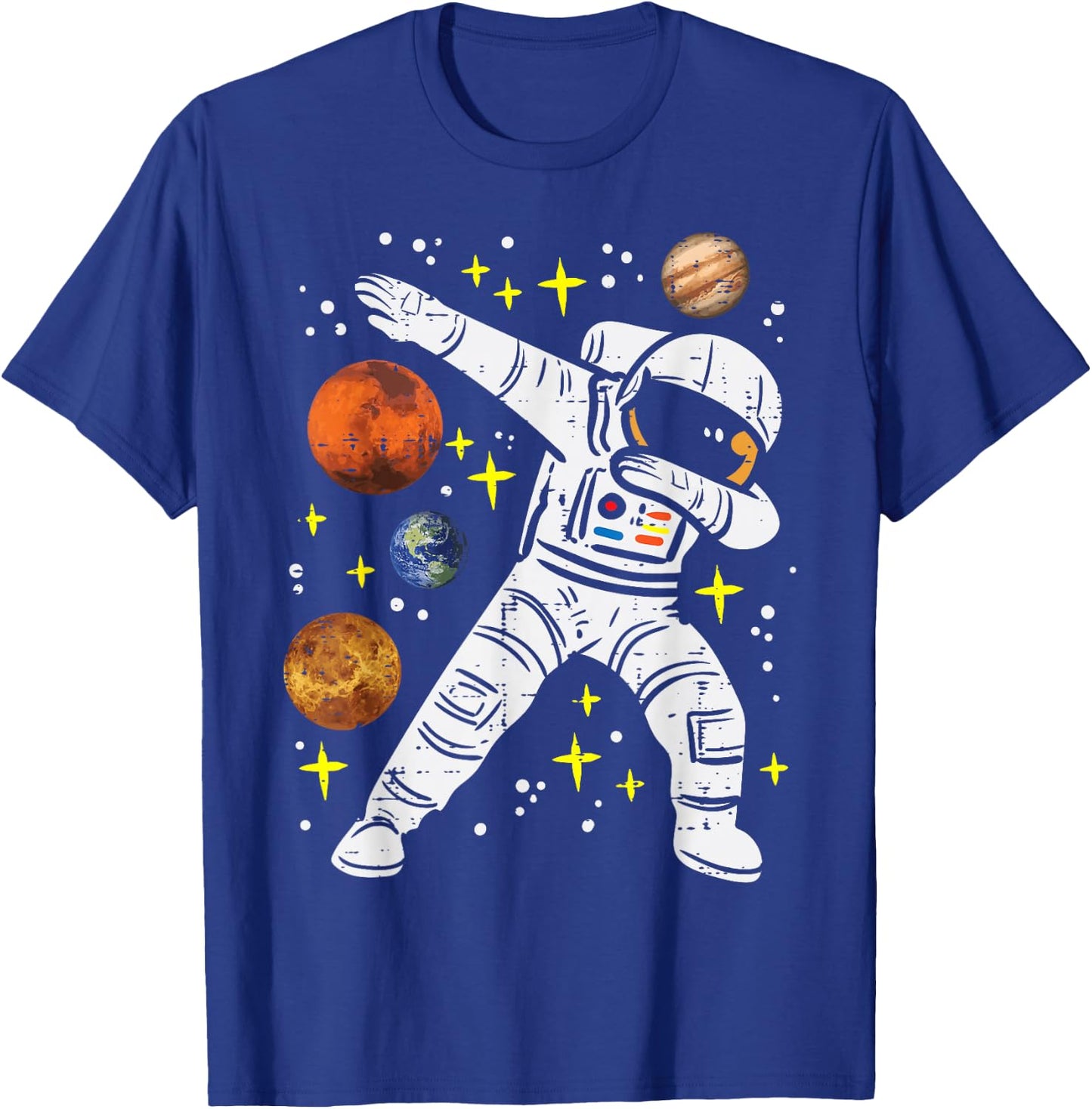 Astronaut Dab Space Spaceman Galaxy Toddler Boys Kids Teen T-Shirt - T-Shirt | Royal