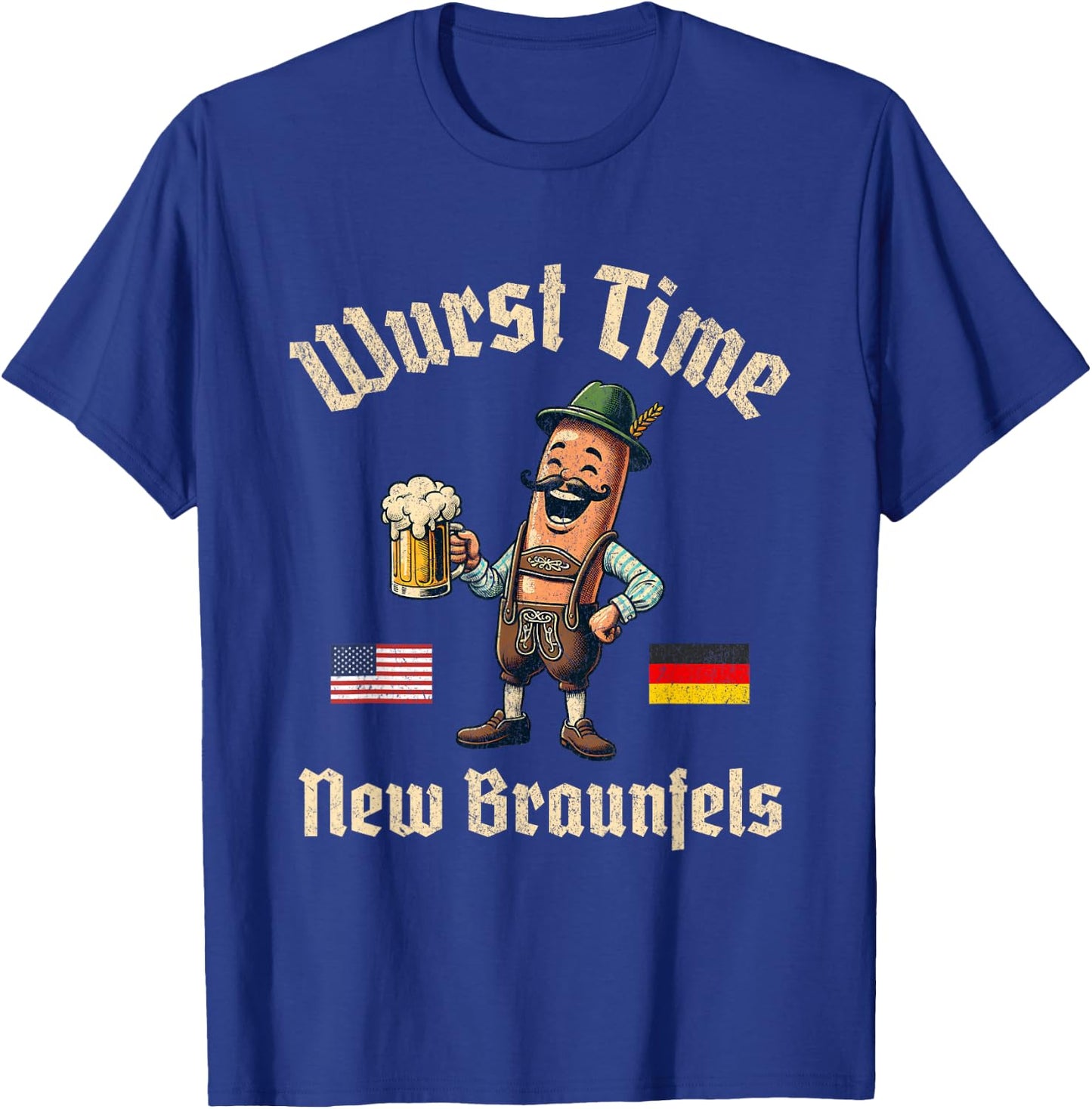 Wurst Time Wurst Fest German Beer Festival New Braunfels T-Shirt - T-Shirt | Royal