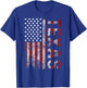 American Flag Texas 4th of July Men, Women and Youth T-Shirt - T-Shirt | Royal