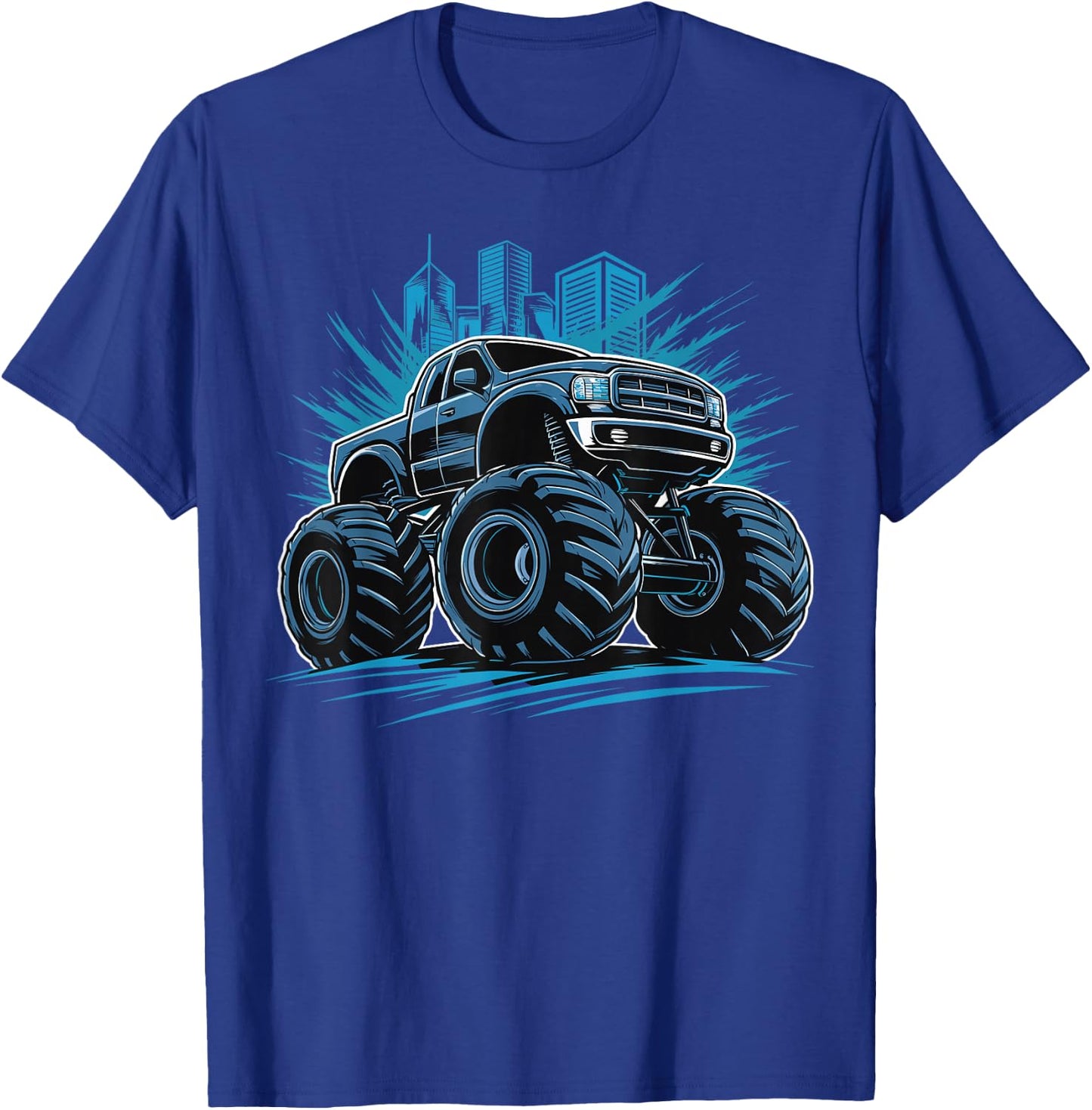 Monster Truck for toddlers Youth & Adults T-Shirt - T-Shirt | Royal