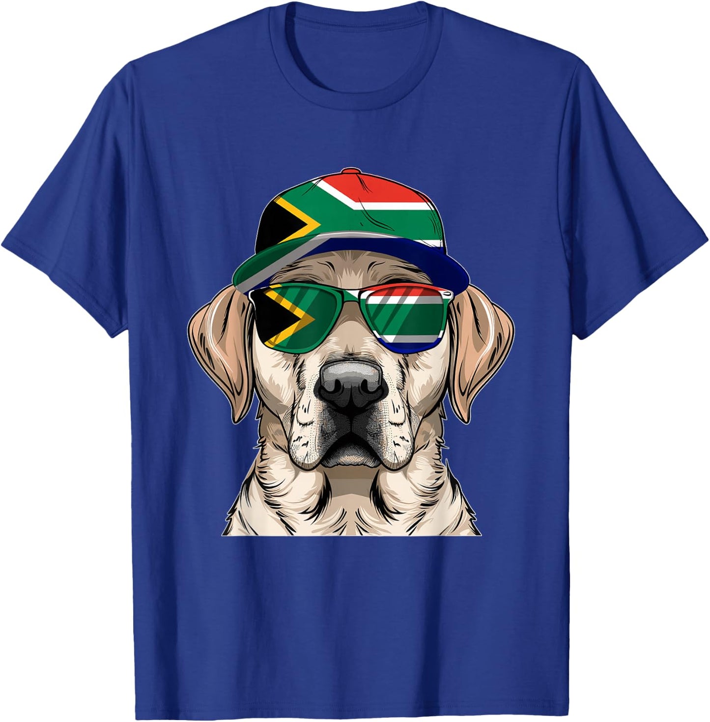 South African Flag Dog Owner Souvenirs Products South Africa T-Shirt - T-Shirt | Royal