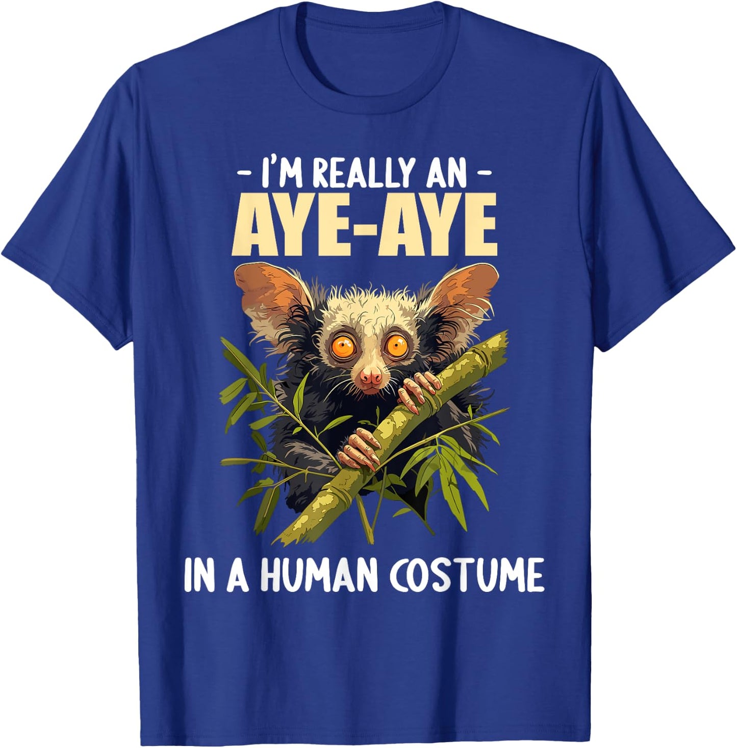 Aye-Ayes Lovers Aye-Aye T-Shirt - T-Shirt | Royal